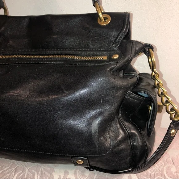 Coach, Sydney satchel with shoulder in black - Picture 5 of 16